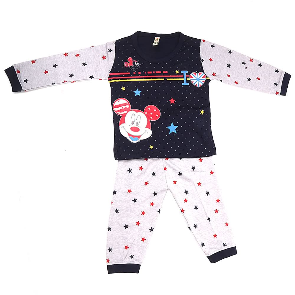 Boys Pajama Suit - Navy Blue, Kids, Boys Sets And Suits, Chase Value, Chase Value