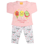 Newborn Girls Full Sleeves Suit - Light Pink, Newborn Girls Sets & Suits, Chase Value, Chase Value