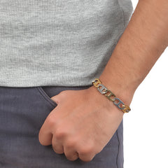 Men's Bracelet - Golden & Silver, Men, Jewellery, Chase Value, Chase Value