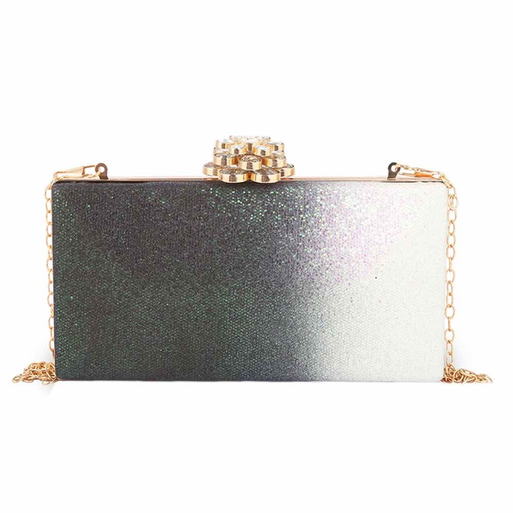 Women's Bridal Clutch XS-400 (SH76) - Green, Women, Clutches, Chase Value, Chase Value