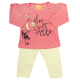 Newborn Girls Full Sleeves Suit - Dark Pink, Newborn Girls Sets & Suits, Chase Value, Chase Value