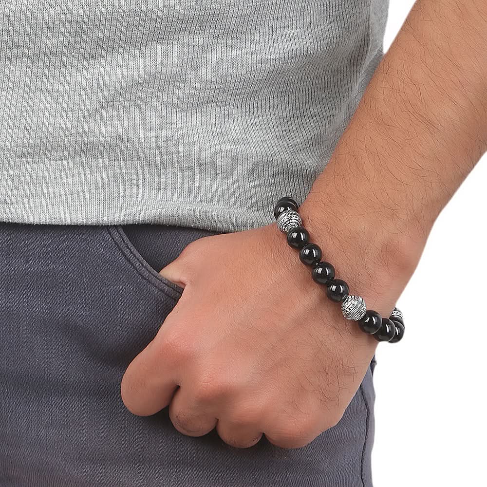 Men's Bracelet - Black, Men, Jewellery, Chase Value, Chase Value