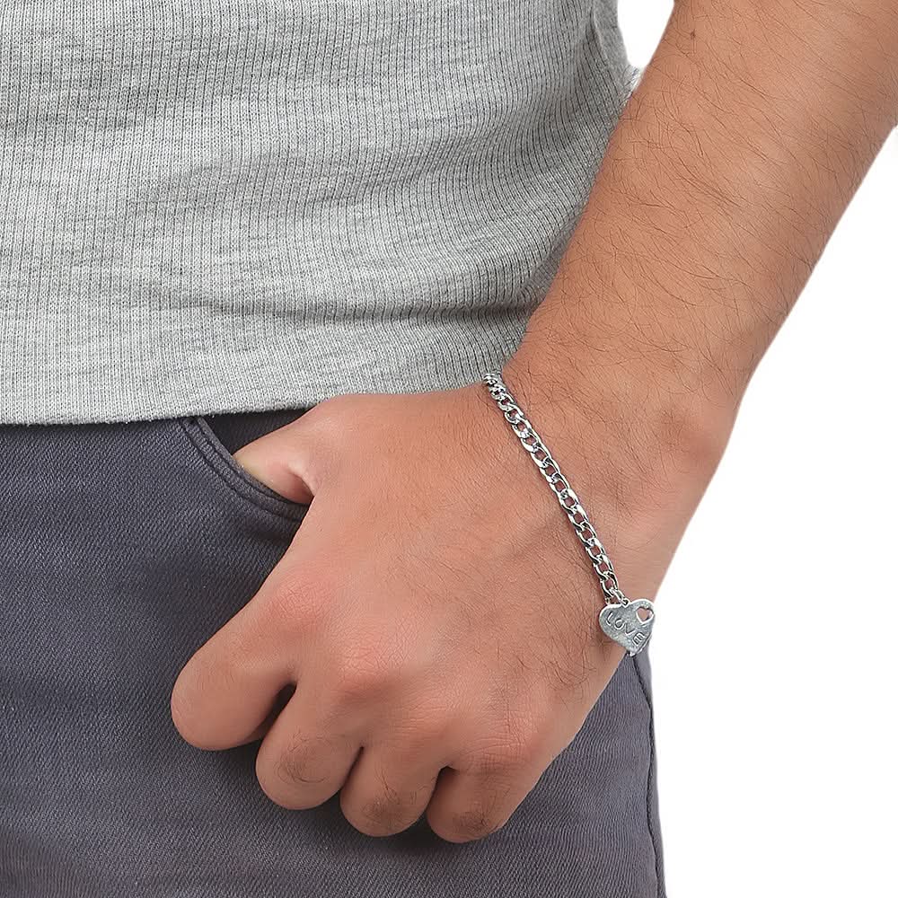 Men's Bracelet - Silver, Men, Jewellery, Chase Value, Chase Value