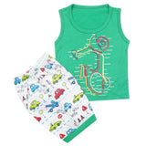 Boys Half Sleeves Sando Suit - Green, Kids, Boys Sando, Chase Value, Chase Value