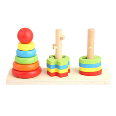 Rainbow Three Column Tower - Multi - test-store-for-chase-value