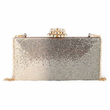 Women's Bridal Clutch XS-400 (SH76) - Golden, Women, Clutches, Chase Value, Chase Value