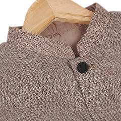 Men's Plain Waist Coat - Light Brown, Men, Waist Coats, Chase Value, Chase Value