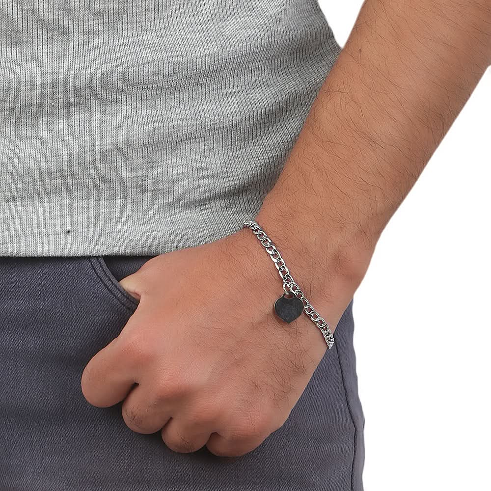 Men's Bracelet - Silver, Men, Jewellery, Chase Value, Chase Value