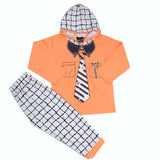 Boys Pajama Suit - Orange, Kids, Boys Sets And Suits, Chase Value, Chase Value