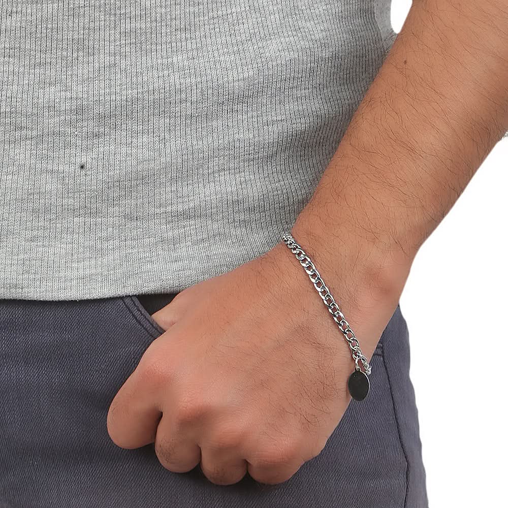 Men's Bracelet - Silver, Men, Jewellery, Chase Value, Chase Value
