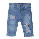Newborn Girls Denim Pant - Light Blue, Kids, NB Girls Shorts Skirts And Pants, Chase Value, Chase Value