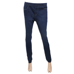 Women's Denim Jagging Pant - Dark Blue, Women, Pants & Tights, Chase Value, Chase Value