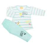 Newborn Girls Full Sleeves Suit - Cyan, Newborn Girls Sets & Suits, Chase Value, Chase Value