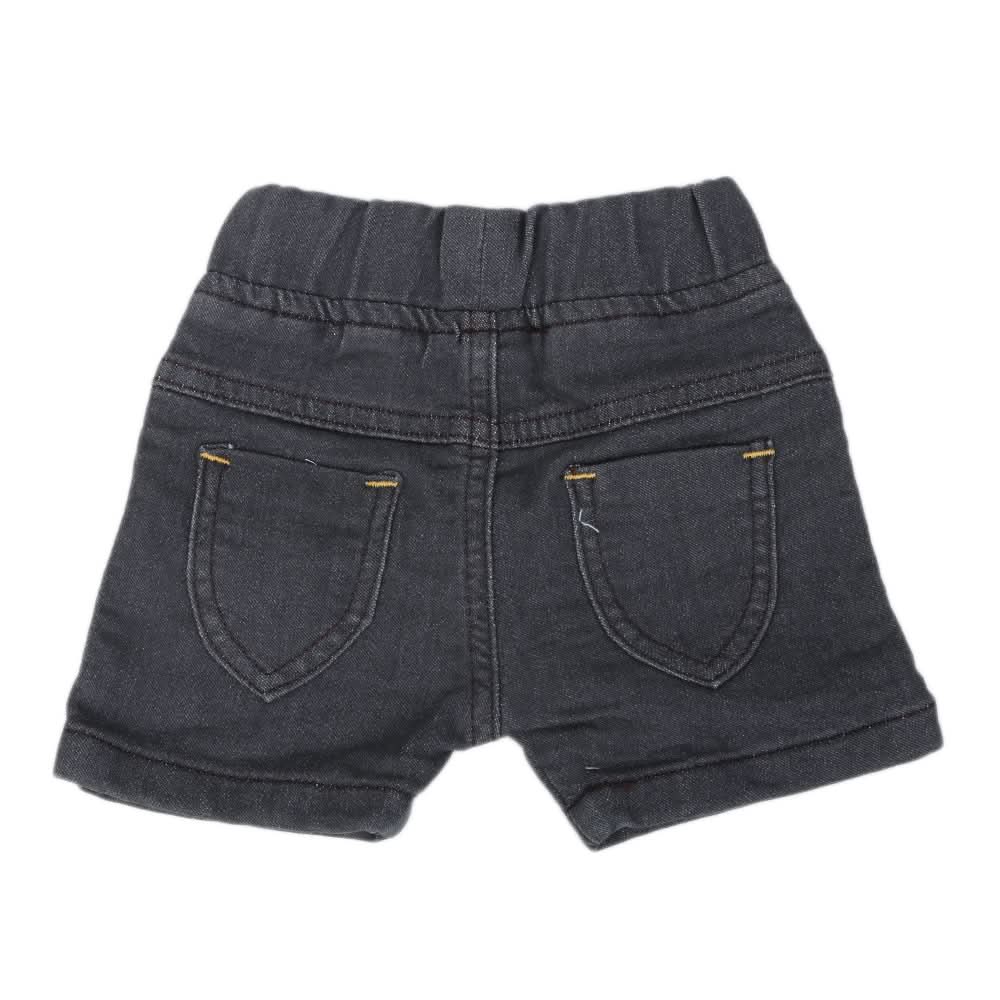 Newborn Girls Denim Short - Grey, Kids, NB Girls Shorts Skirts And Pants, Chase Value, Chase Value