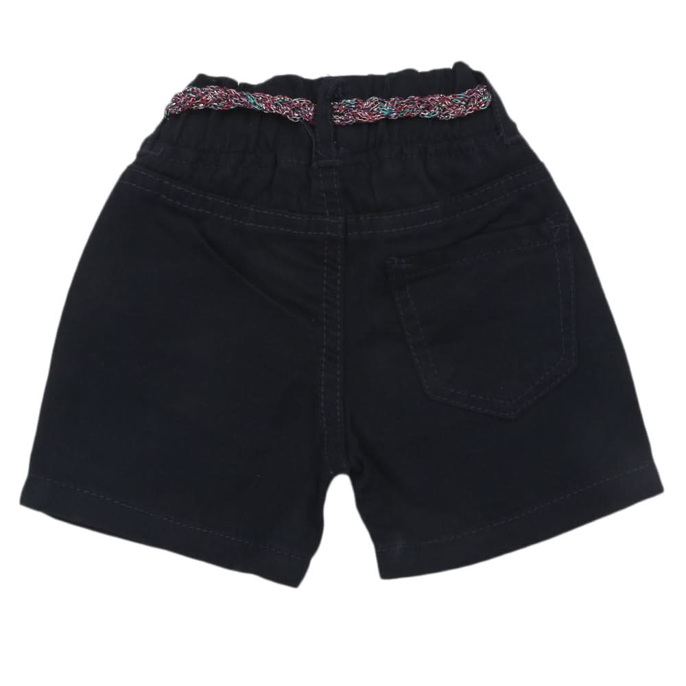 Girls Short - Navy Blue, Girls Shorts Skirts, Chase Value, Chase Value