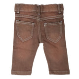 Newborn Girls Denim Pant - Brown, Kids, Newborn Girls Shorts Skirts And Pants, Chase Value, Chase Value
