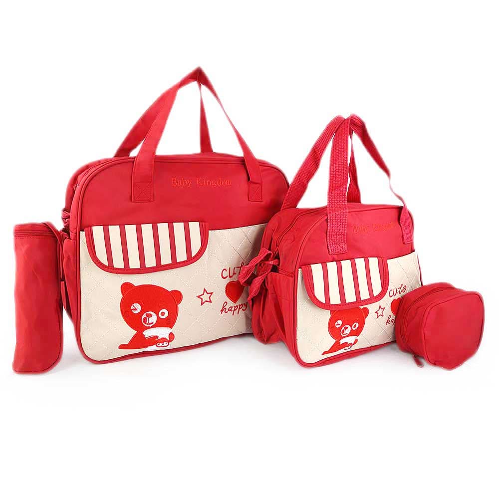 NewBorn Baby Bag 3 Pcs - Red, Kids, Maternity Bag (Diaper Bag), Chase Value, Chase Value