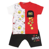 Boys Half Sleeves Short Suit  - White, Kids, Boys Sets And Suits, Chase Value, Chase Value