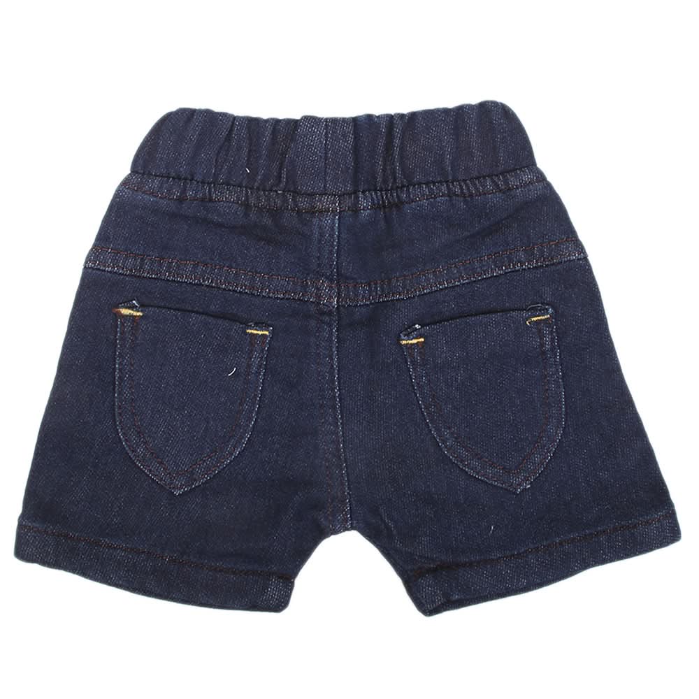 Newborn Girls Denim Short - Dark Blue, Kids, NB Girls Shorts Skirts And Pants, Chase Value, Chase Value