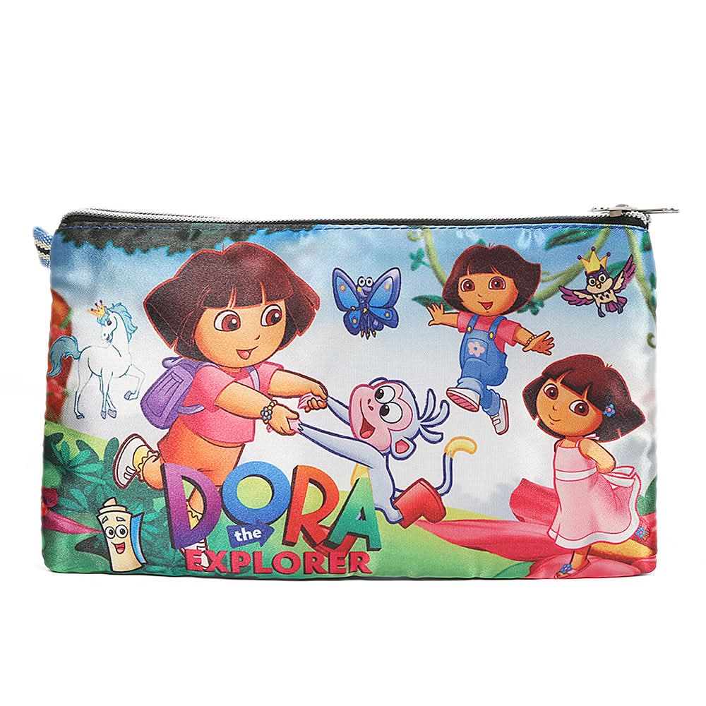 Pencil Pouch Three Zipper - B, Kids, Pencil Boxes And Stationery Sets, Chase Value, Chase Value