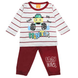Newborn Boys Full Sleeves Suit - Maroon, Newborn Boys Sets & Suits, Chase Value, Chase Value