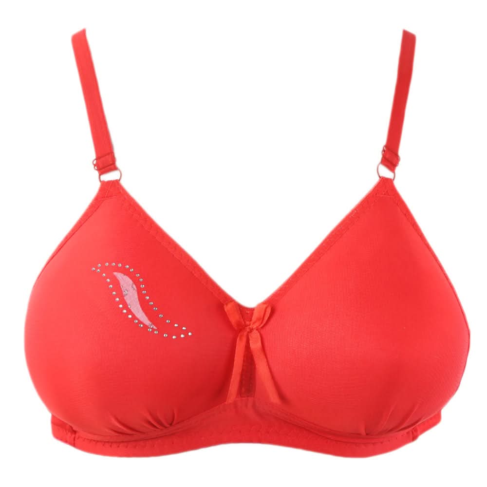 Women's Foam Bra - Red, Undergarments, Chase Value, Chase Value