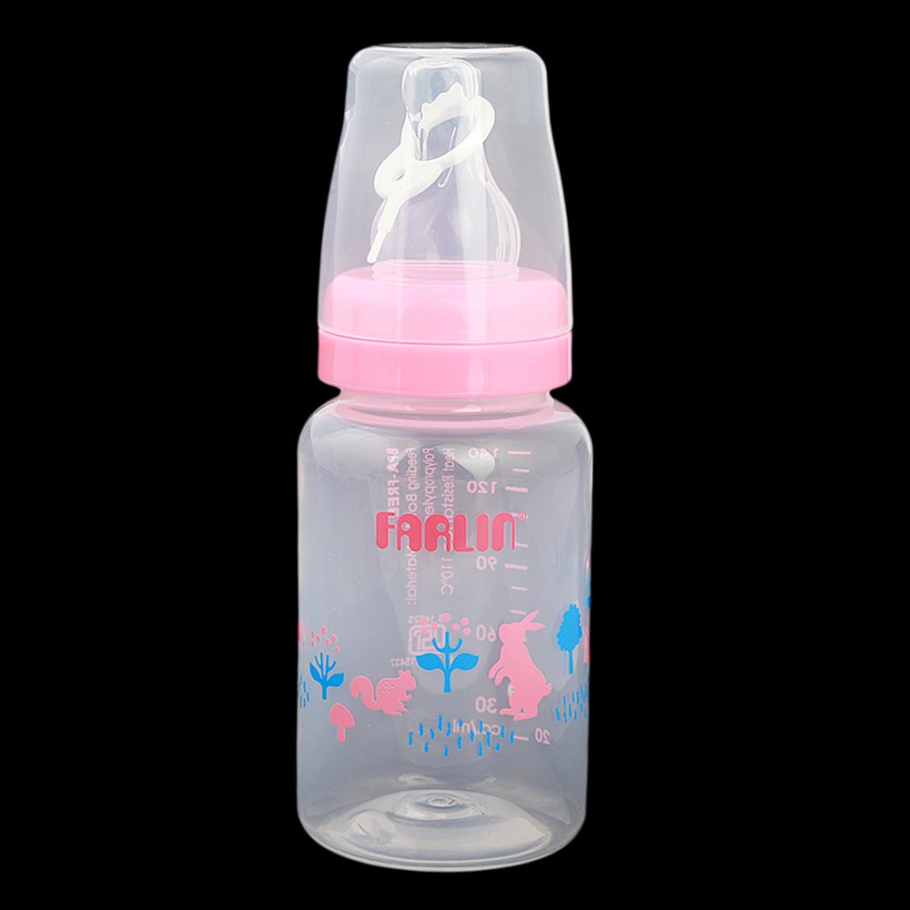 Farlin MomFit Feeding Bottle 140ml - Pink, Kids, Feeding Supplies, Chase Value, Chase Value