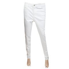 Women's Cotton Pant - White, Women, Pants & Tights, Chase Value, Chase Value