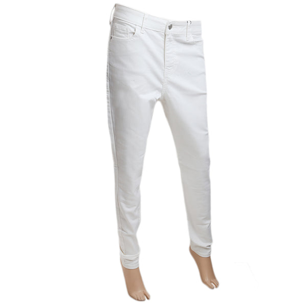 Women's Cotton Pant - White, Women, Pants & Tights, Chase Value, Chase Value