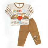 Boys Pajama Suit - Brown, Kids, Boys Sets And Suits, Chase Value, Chase Value