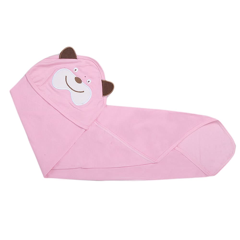 Newborn Hooded Wrapping Sheet - Pink, Kids, Wrapping Sheets, Chase Value, Chase Value