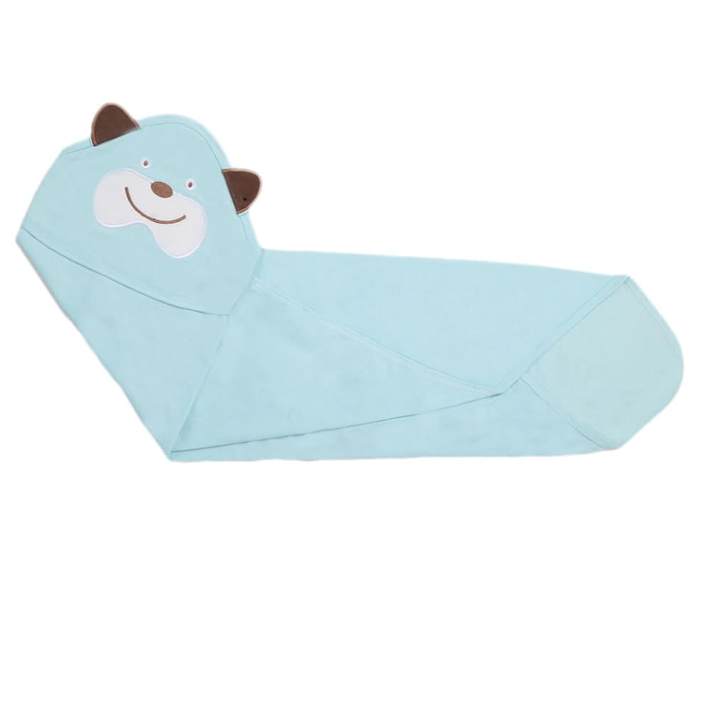Newborn Hooded Wrapping Sheet - Cyan, Kids, Wrapping Sheets, Chase Value, Chase Value