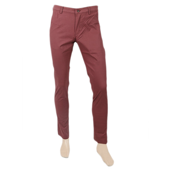 Men's Zara Man Fancy Chino Pant - Maroon, Men, Casual Pants And Jeans, Chase Value, Chase Value