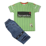 Boys Half Sleeves Short Suit - Green, Kids, Boys Sets And Suits, Chase Value, Chase Value
