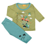 Newborn Boys Full Sleeves Suit - Light Green, Newborn Boys Sets & Suits, Chase Value, Chase Value