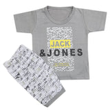 Boys Half Sleeves Short Suit - Grey, Kids, Boys Sets And Suits, Chase Value, Chase Value