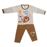Boys Pajama Suit - Brown, Kids, Boys Sets And Suits, Chase Value, Chase Value