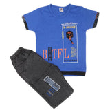 Boys Half Sleeves Short Suit - Royal Blue, Kids, Boys Sets And Suits, Chase Value, Chase Value
