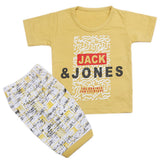 Boys Half Sleeves Short Suit - Camel, Kids, Boys Sets And Suits, Chase Value, Chase Value