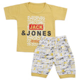 Boys Half Sleeves Short Suit - Camel, Kids, Boys Sets And Suits, Chase Value, Chase Value