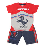 Boys Half Sleeves Short Suit - Red, Kids, Boys Sets And Suits, Chase Value, Chase Value