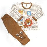 Boys Pajama Suit - Brown, Kids, Boys Sets And Suits, Chase Value, Chase Value
