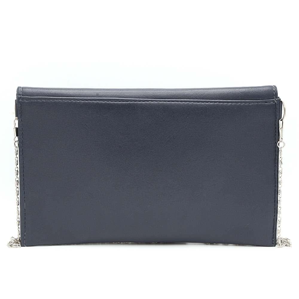 Women's Clutch Kam-2057 - Navy Blue, Women, Clutches, Chase Value, Chase Value