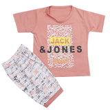 Boys Half Sleeves Short Suit - Tea Pink, Kids, Boys Sets And Suits, Chase Value, Chase Value