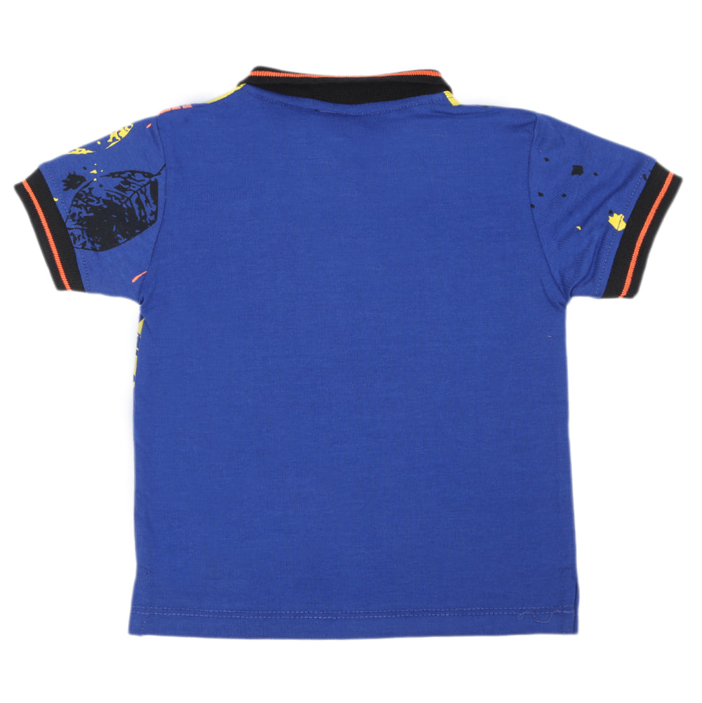 Boys Half Sleeves T-Shirt - Blue, Boys T-Shirts, Chase Value, Chase Value