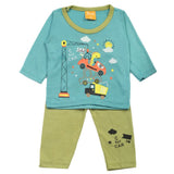 Newborn Boys Full Sleeves Suit - Sea Green, Newborn Boys Sets & Suits, Chase Value, Chase Value
