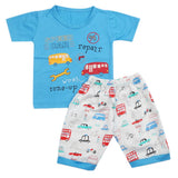 Boys Half Sleeves Short Suit - Blue, Kids, Boys Sets And Suits, Chase Value, Chase Value