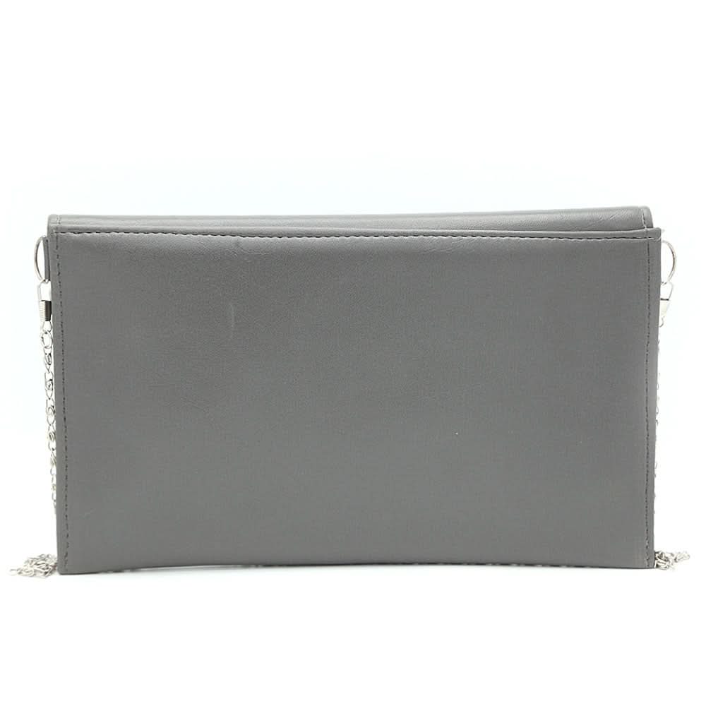 Women's Clutch Kam-2057 - Grey, Women, Clutches, Chase Value, Chase Value