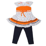 Girls Half Sleeves Suit - Orange, Kids, Girls Sets And Suits, Chase Value, Chase Value