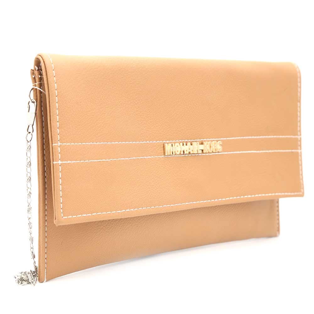 Women's Clutch Kam-2057 - Light Brown, Women, Clutches, Chase Value, Chase Value